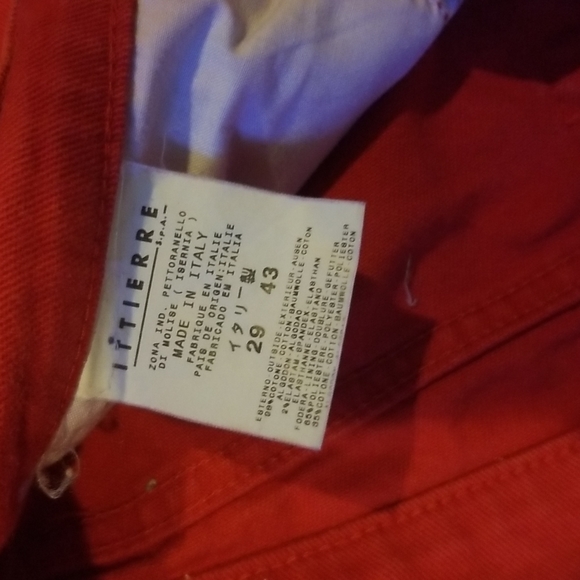 Dolce & Gabbana Red Capris EUC SZ 29 Genuine! Stunning! - Picture 6 of 13